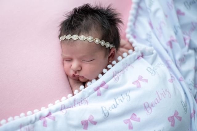 Manta Para Meninas Plush Nome Bebê Personalizada