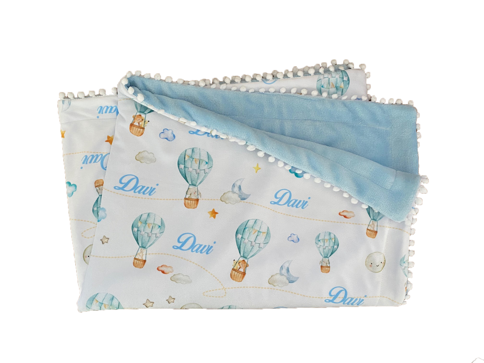 Pack Manta Clásica+ Doudou personalizado Azul – Bottom Kids l Productos  para Bebés