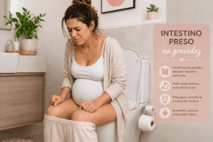 Intestino preso na gravidez