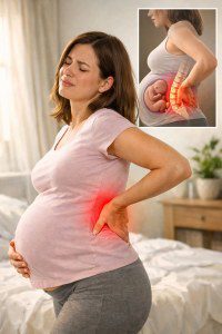 dor nas costas na gravidez